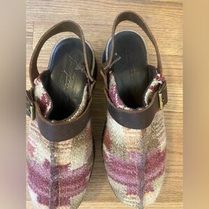 Free People Women's Multicolor Slingback Clogs